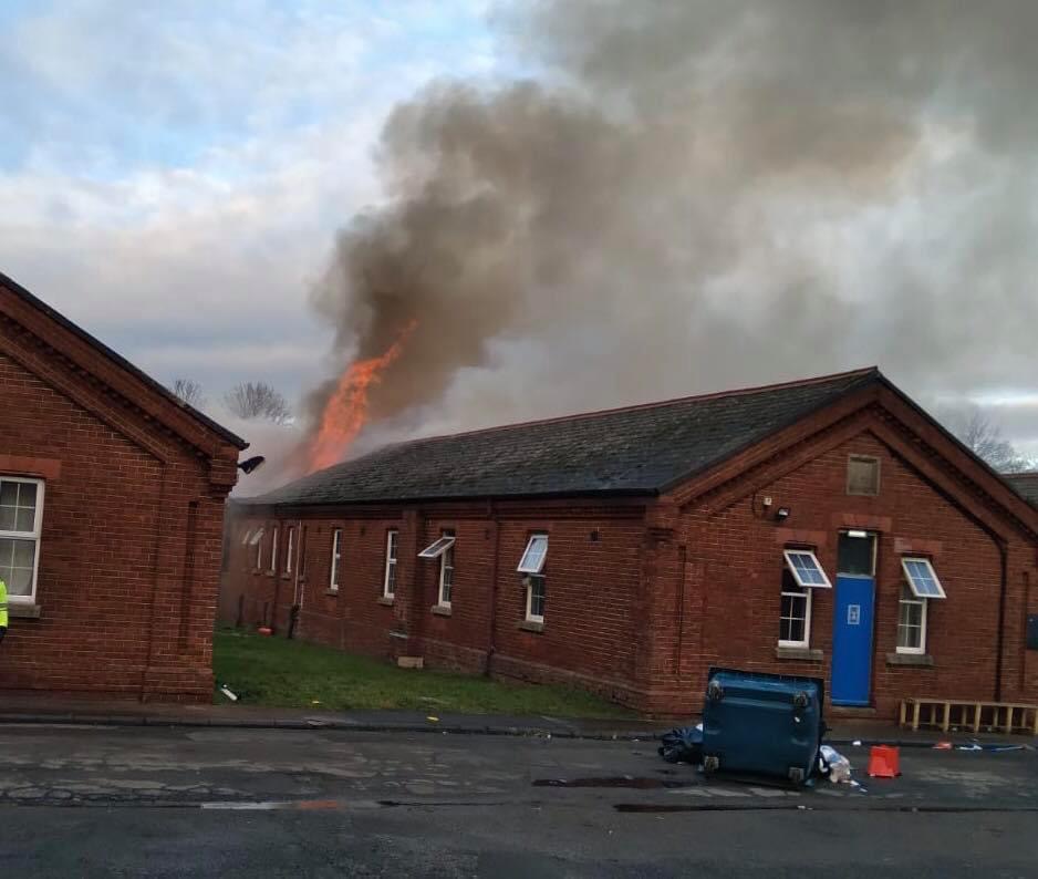 Fire breaks out at Napier Barracks as residents ordered to self-isolate