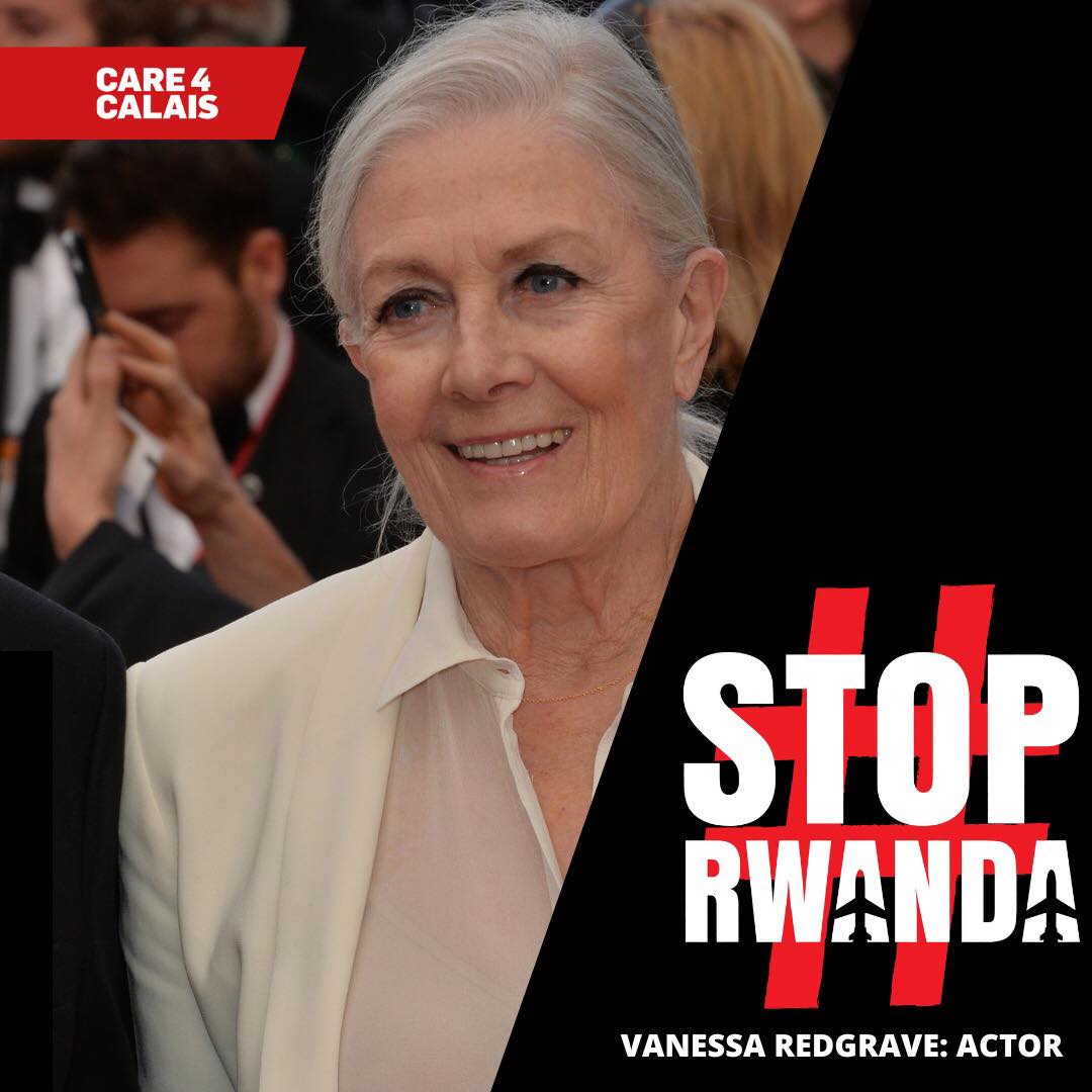 Dame Vanessa Redgrave says #StopRwanda - Care4Calais