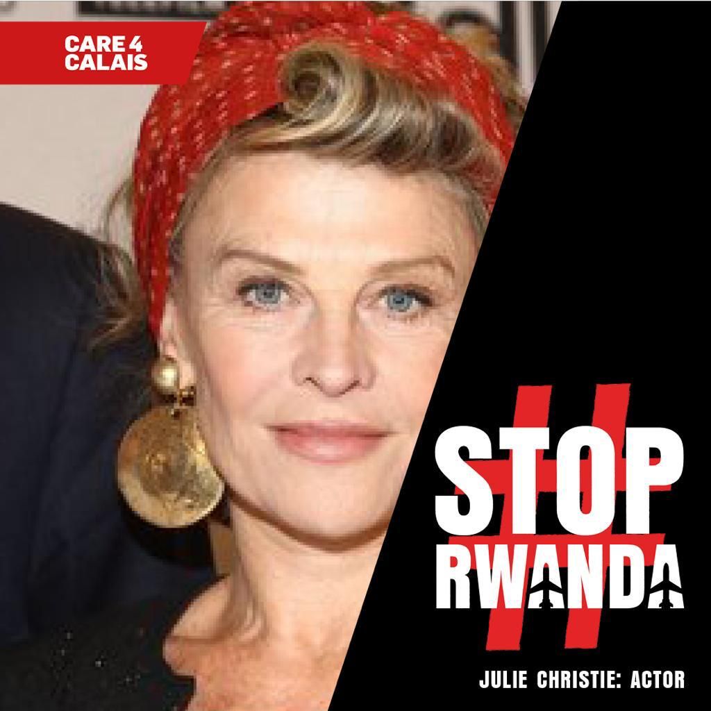 Julie Christie says #StopRwanda