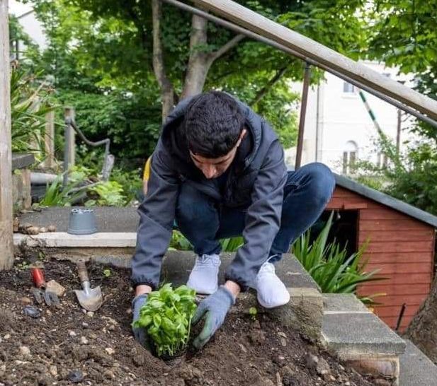 Meet the refugees remaking a garden in Folkestone